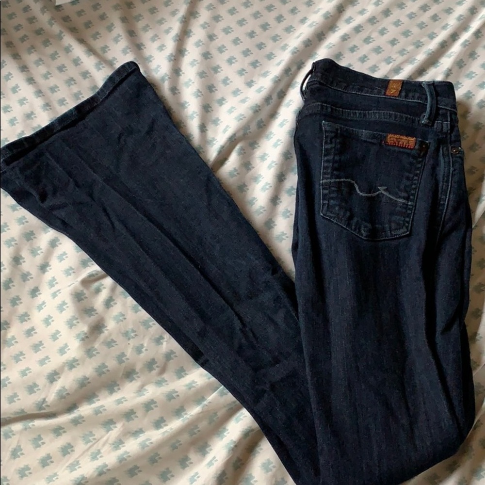 7FAMK flare jeans